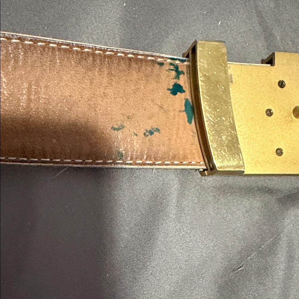 Authentic Louis Vuitton Leather Belt - Picture 6 of 10